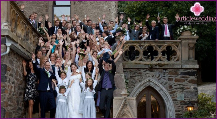 Overraskelse i et bryllup i Tyskland