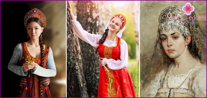 Copricapo della sposa russa - kokoshnik