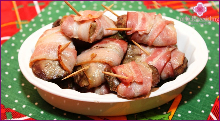 Chicken liver for a wedding banquet