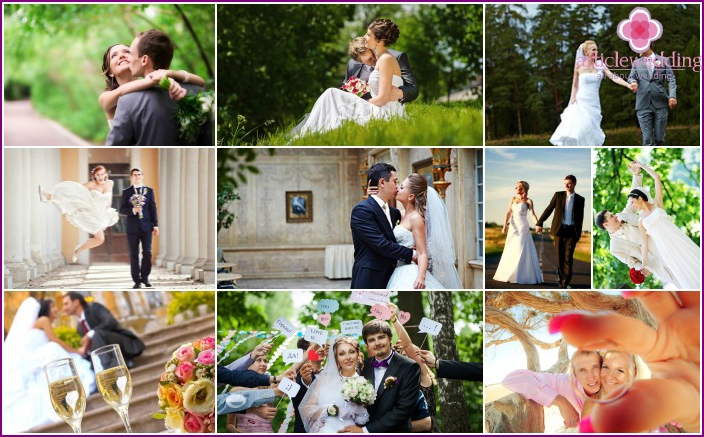 صور زفاف من نزهة للعروسين