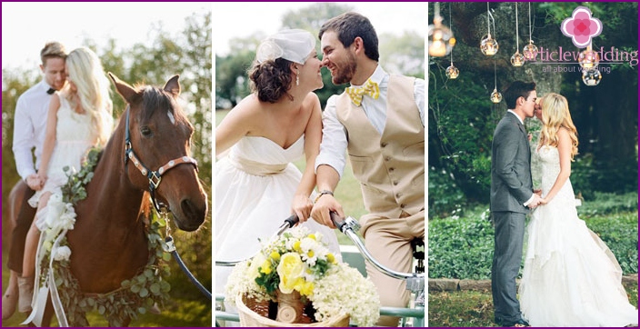 Servizio fotografico di matrimonio: accessori