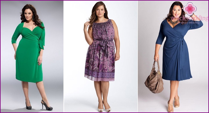 Wedding clothes for overweight women