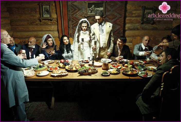 The height of the wedding feast