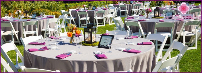 Recepção de casamento longe da cidade