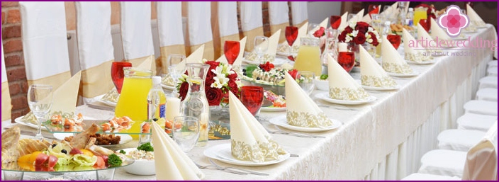 Restaurant wedding