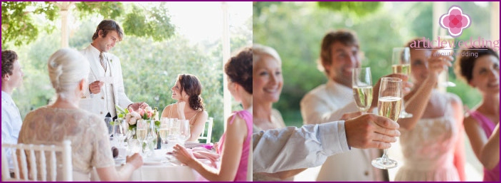 Wie man Hochzeitsgäste kennenlernt