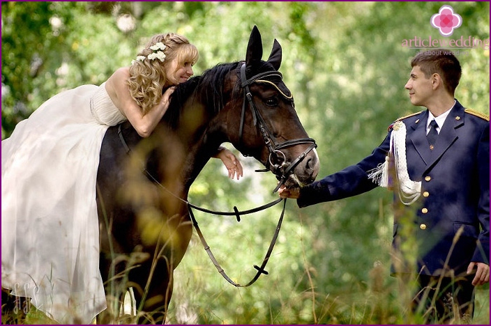 Photoshoot with horses requires careful preparation