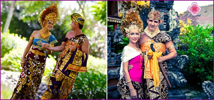 Matrimonio tradizionale di Bali
