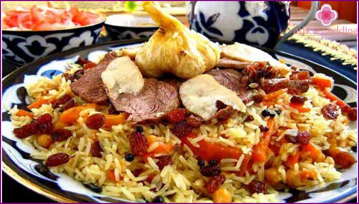 Dishes for Azerbaijani feast