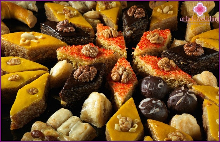 Tasty Azerbaijani sweets