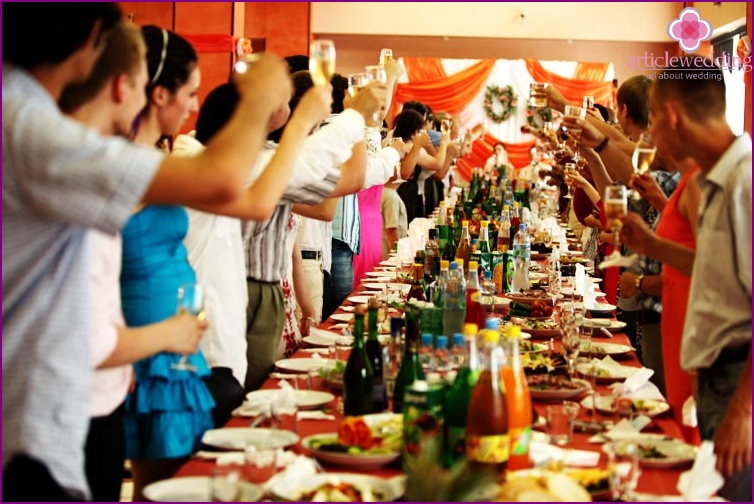 Guests at the table