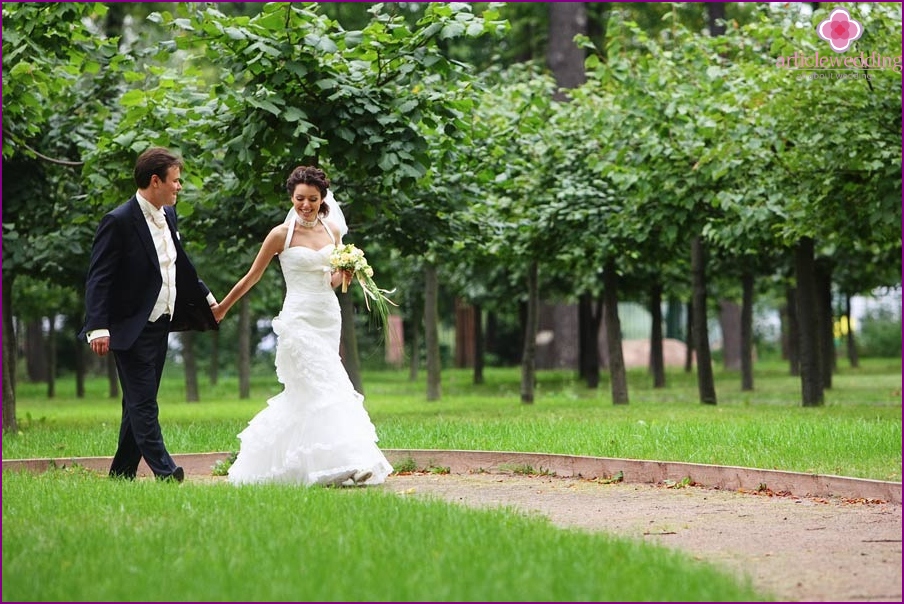 Photosession in the park of the Ostankino estate
