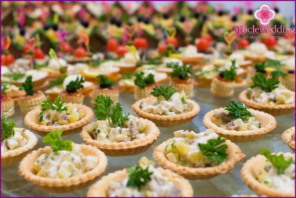 Tartlets for appetizers