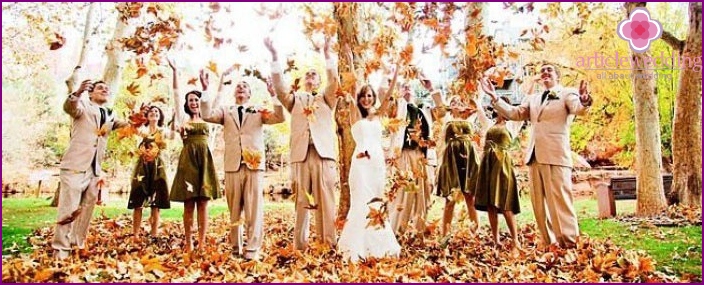 Autumn wedding