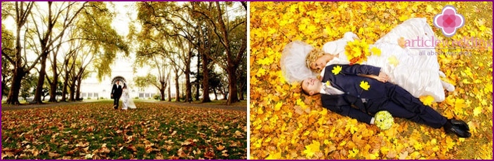 Autumn wedding