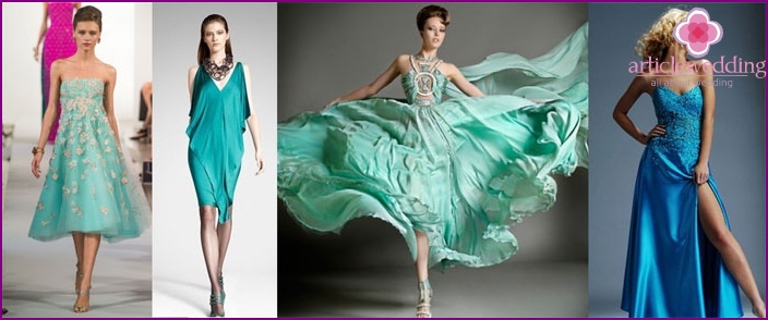 Turquoise Wedding Outfits for Women