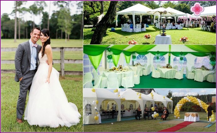 Ein Ort für eine Hochzeit auf dem Land