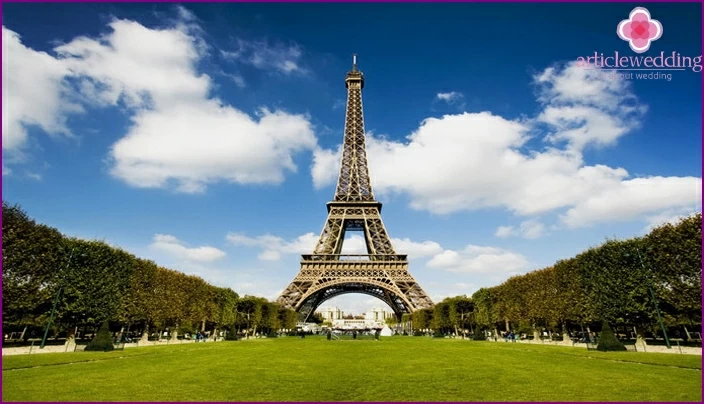 Torre eiffel en francia