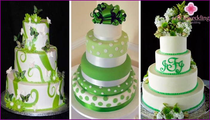 Emerald Anniversary Cake