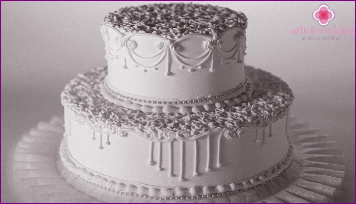 65th Wedding Anniversary Cake