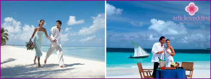 شهر عسل في جزر المالديف