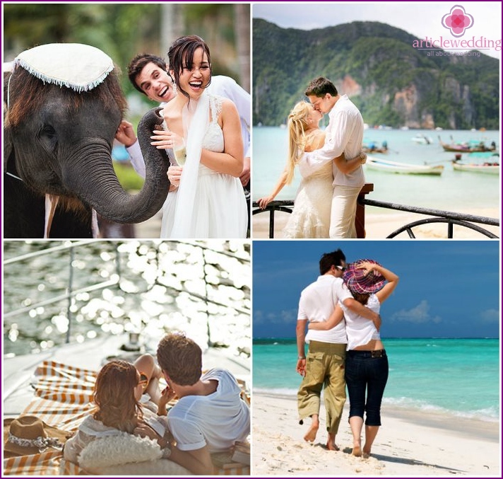 شهر عسل في تايلاند