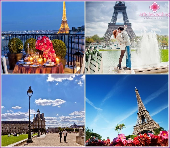 فرنسا خلال جولة زفاف في أوروبا