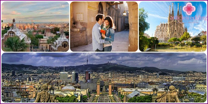Barcelona for lovers in July