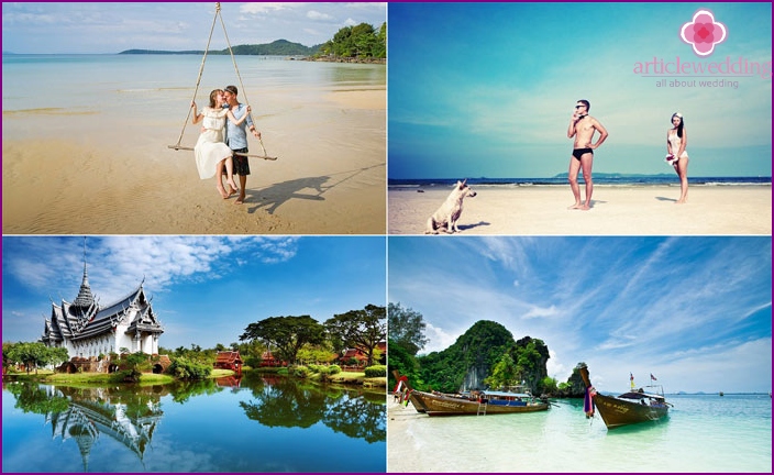 Spiagge di luna di miele in Thailandia