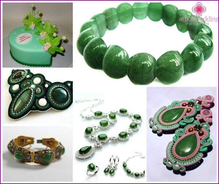 Gifts to parents for a jade wedding