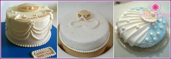 Pearl Wedding Cake