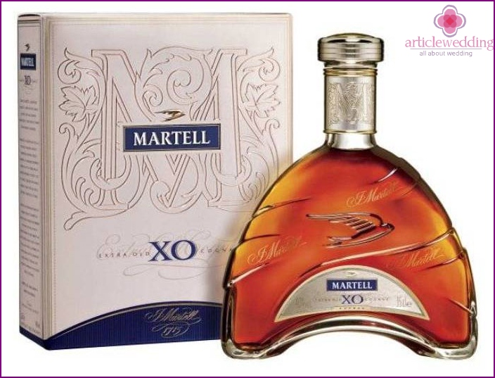 Gift for a sapphire wedding - 45-year-old cognac