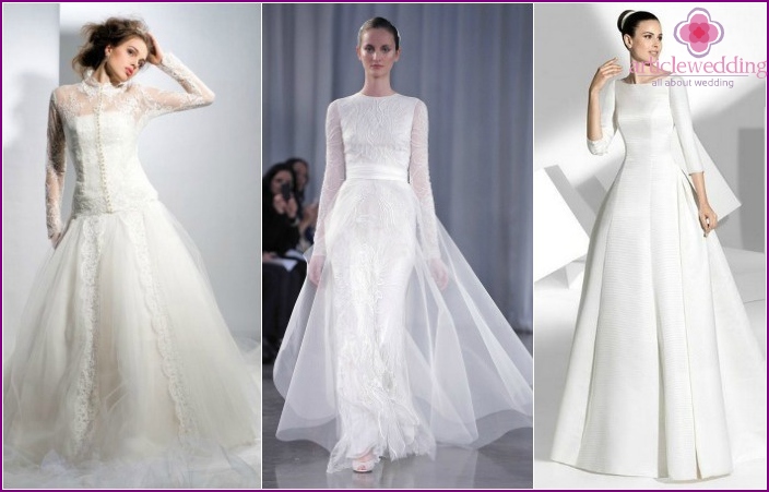 Closed Wedding Dresses