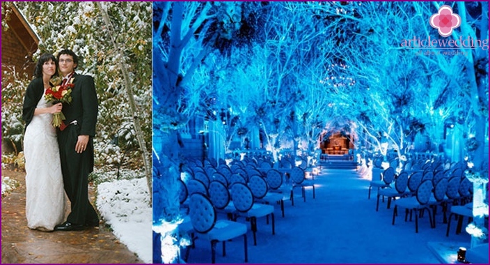 Winter wedding: clearance