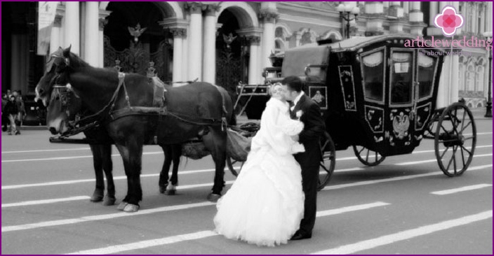 Bröllop för två i St Petersburg
