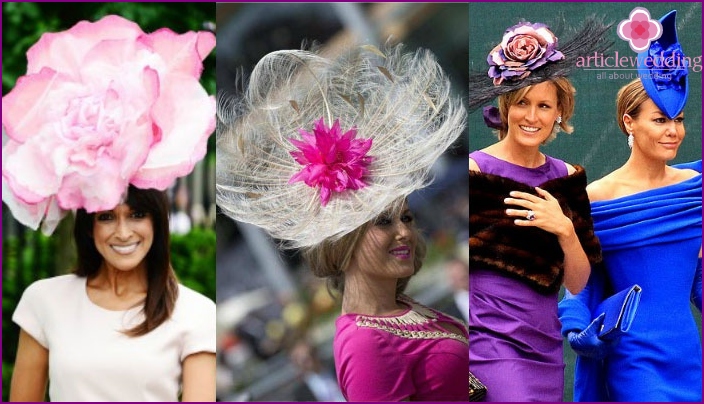 Cappelli - codice di abbigliamento femminile per un matrimonio