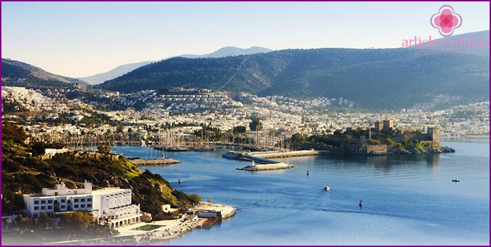 Bodrum para una ceremonia de boda