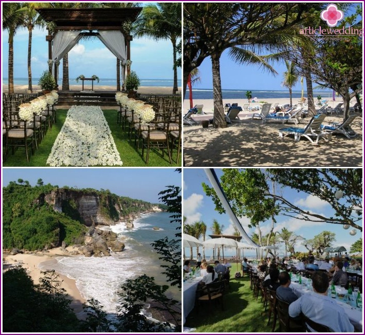 Balinesisches Resort Tanjung Benoa für eine Hochzeitszeremonie