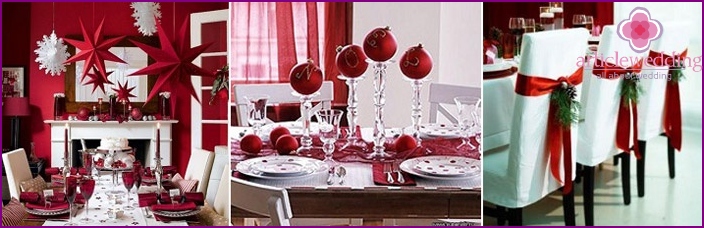 When designing a wedding Christmas banquet, details are important