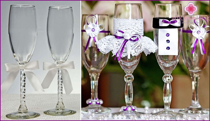 DIY-dekorationsglas för nygifta