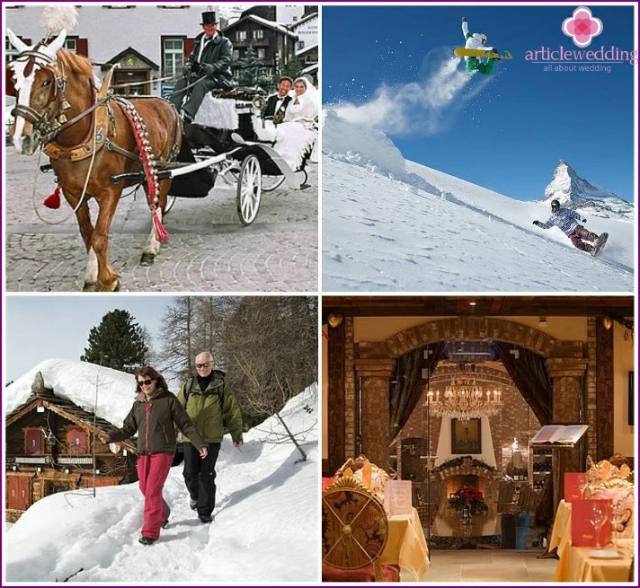 Zermatt Hochzeit in der Nähe der Schweiz