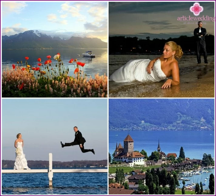 Matrimonio con vista sul Lago di Ginevra