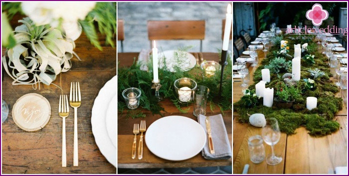 Elements of a stylish eco-friendly wedding