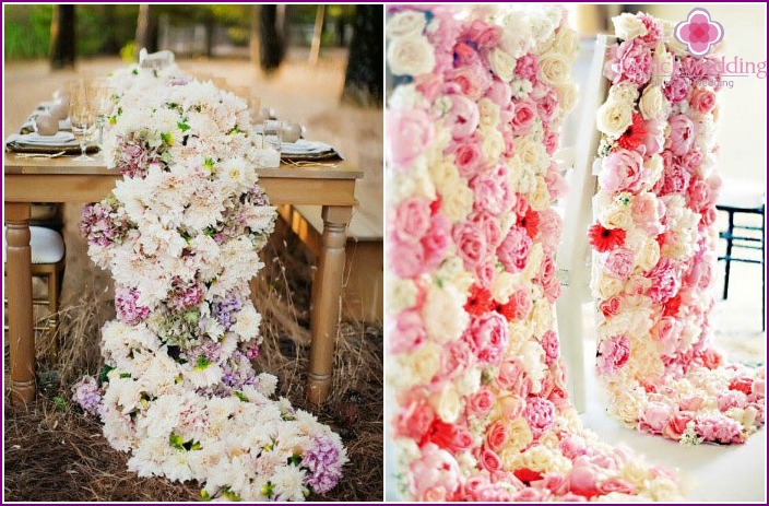 Decoração de casamento de luxo