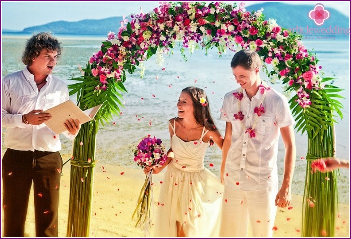 Casamento formal na Tailândia