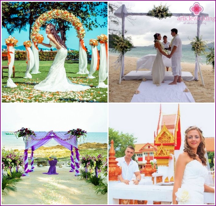 حفلات الزفاف في تايلاند