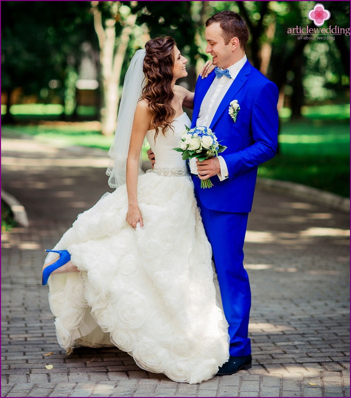 Images de mariage de la mariée et du marié