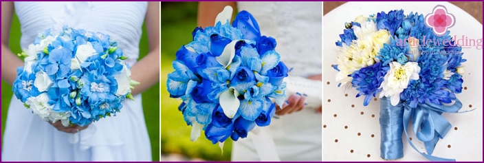 Bouquet de mariée céleste