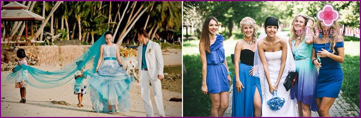 Heavenly photo session of the bride and groom