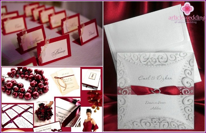 Invitations, cartes de mariage